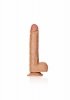 Straight Realistic Dildo  Balls  Suction Cup - 10/ 25,5 cm